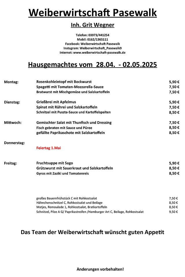 Weiberwirtschaft Restaurant