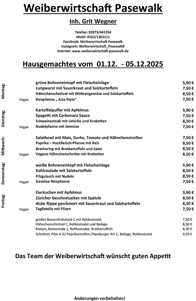 Weiberwirtschaft Restaurant